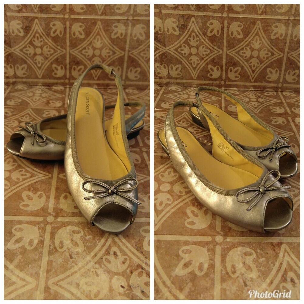Karen Scott Slingback  | Silver | 7 1/2M | A1224